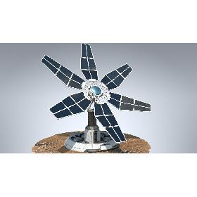 Sci-fi Solar Tower 3D model